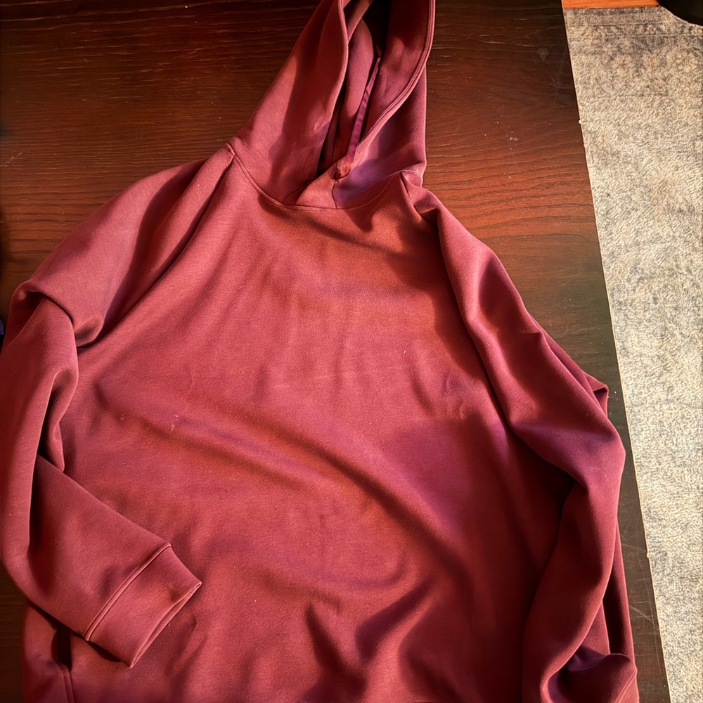 Men's Burgundy Hoodie Sweatshirt